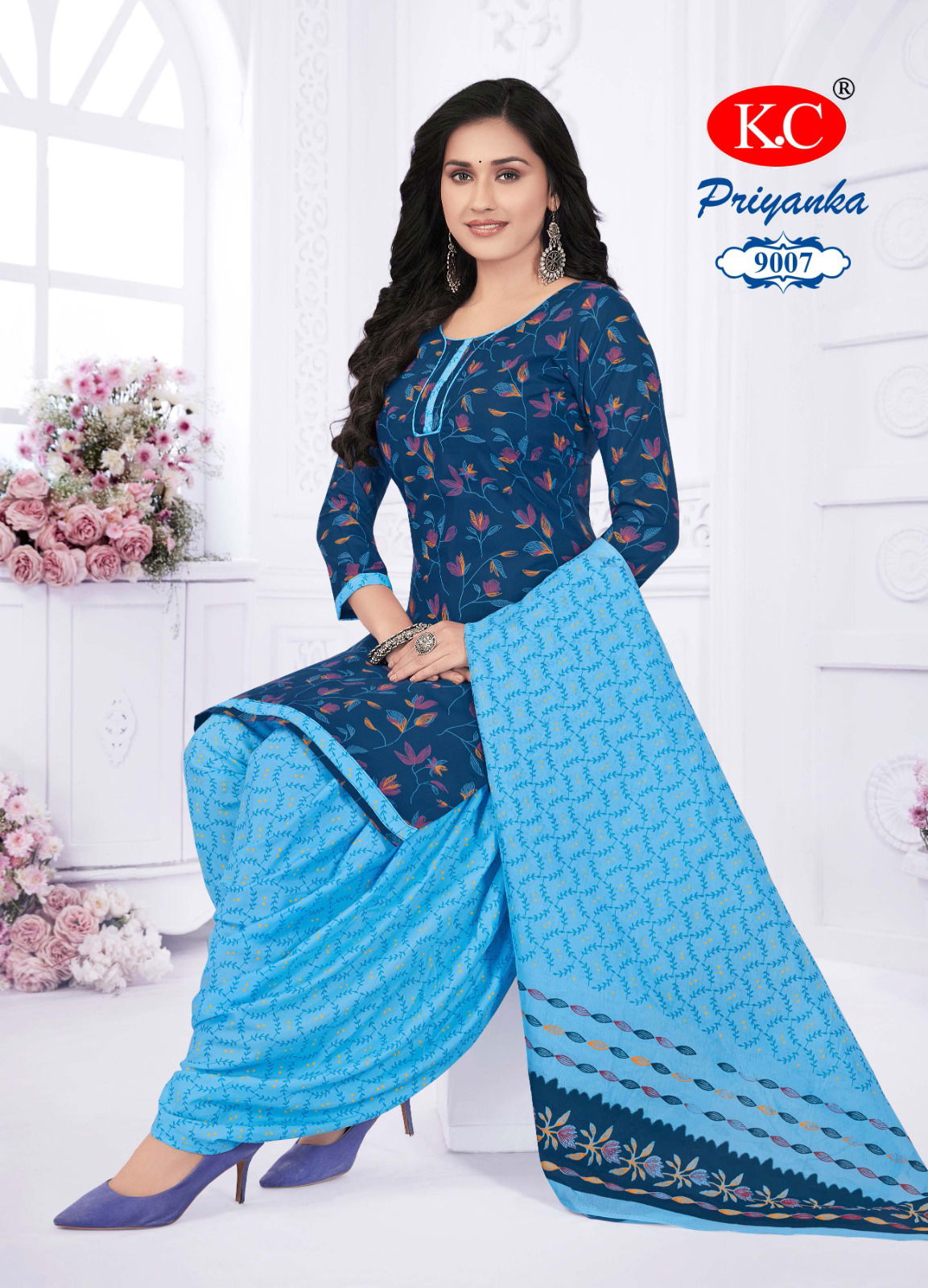 Priyanka Vol 9 By Kc Cotton Printed Readymade Dress Wholesale Shop In Surat
